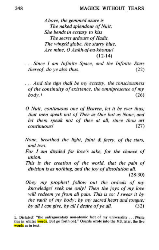 Original scan of Magick Without Tears, PDF page 281