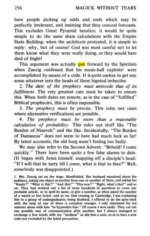 Original scan of Magick Without Tears, PDF page 289
