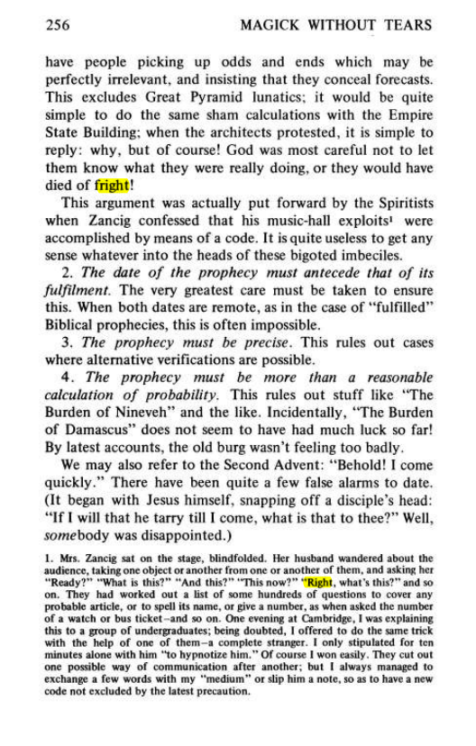 Original scan of Magick Without Tears, PDF page 289