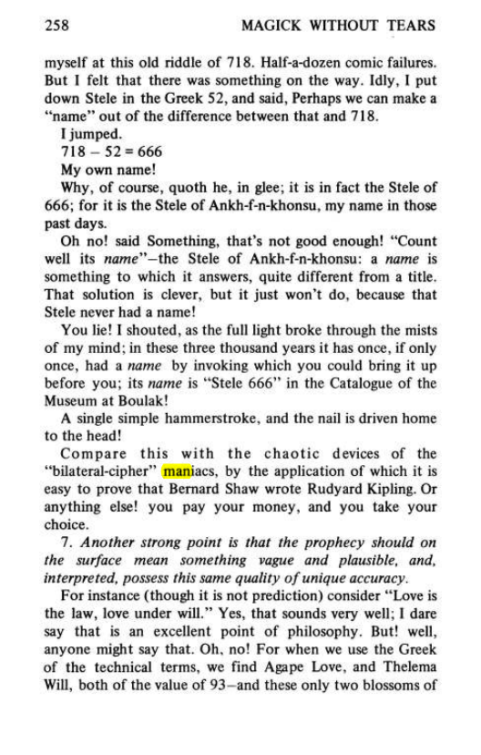 Original scan of Magick Without Tears, PDF page 291