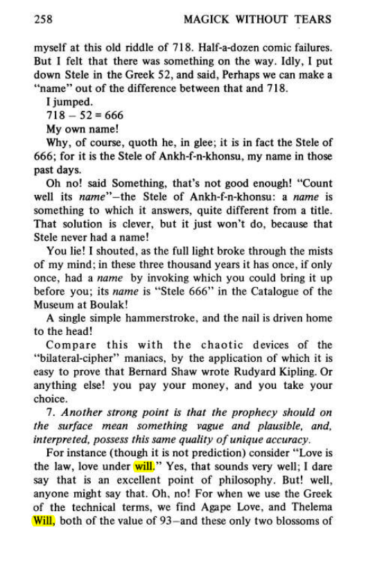 Original scan of Magick Without Tears, PDF page 291