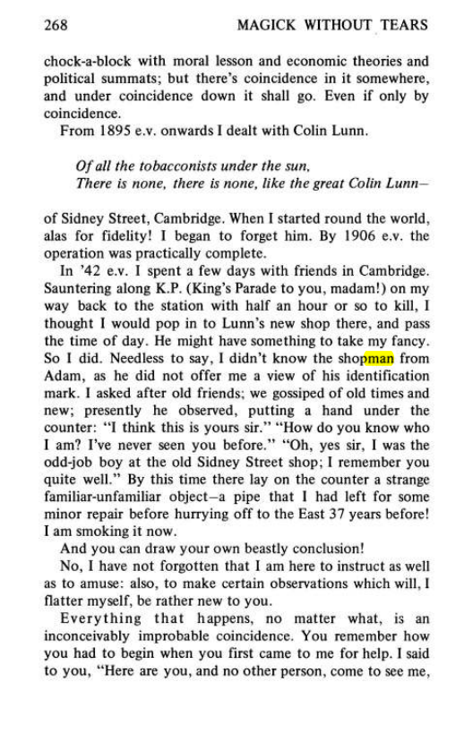 Original scan of Magick Without Tears, PDF page 301
