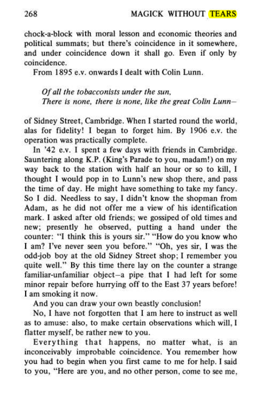Original scan of Magick Without Tears, PDF page 301