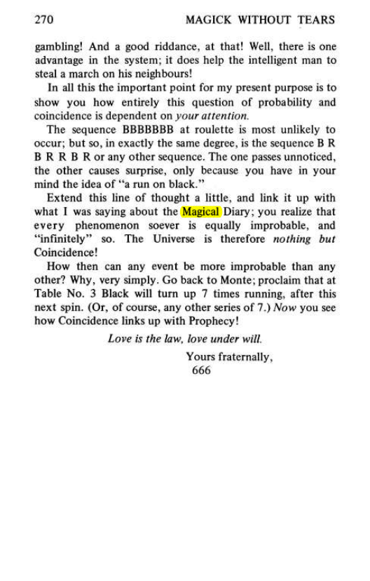 Original scan of Magick Without Tears, PDF page 303