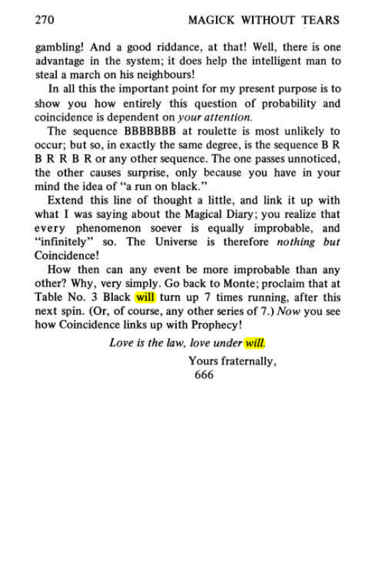 Original scan of Magick Without Tears, PDF page 303