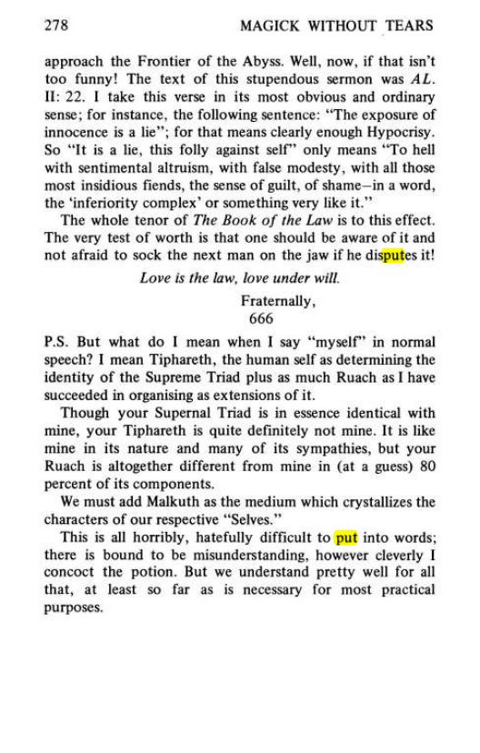 Original scan of Magick Without Tears, PDF page 311