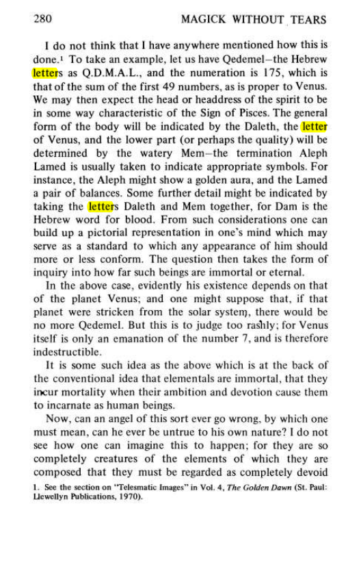 Original scan of Magick Without Tears, PDF page 313