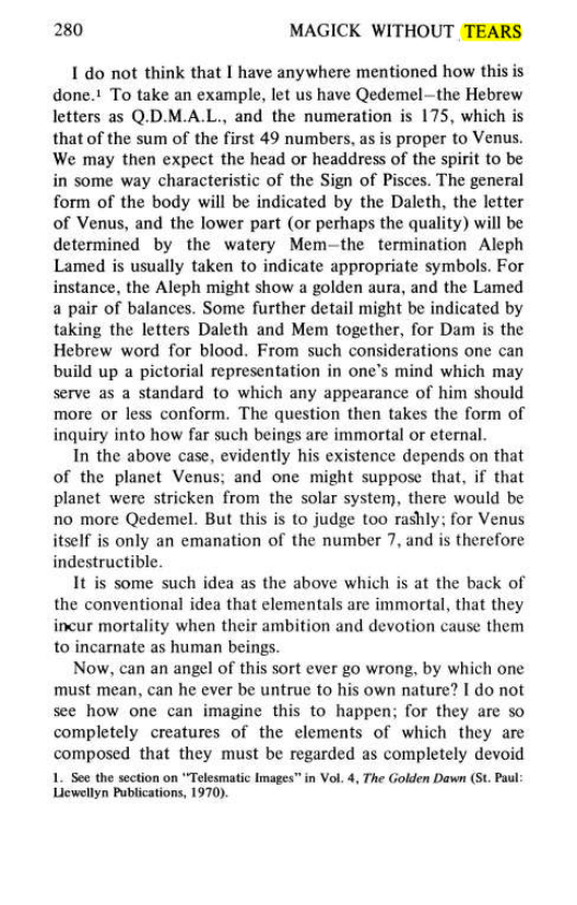Original scan of Magick Without Tears, PDF page 313