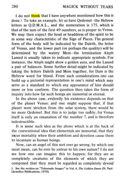 Original scan of Magick Without Tears, PDF page 313