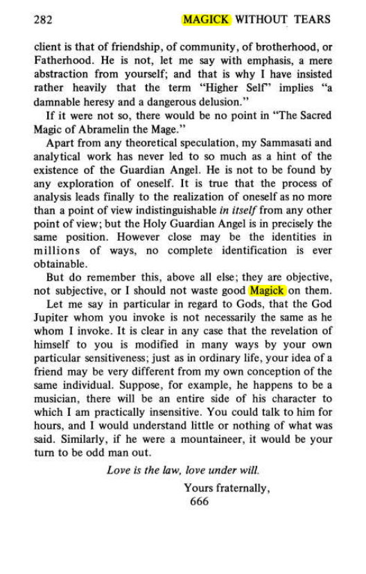 Original scan of Magick Without Tears, PDF page 315