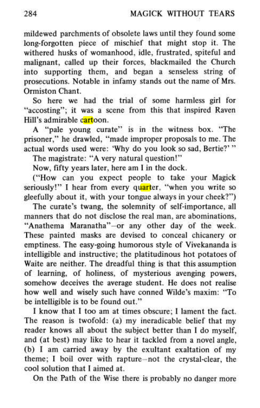 Original scan of Magick Without Tears, PDF page 317