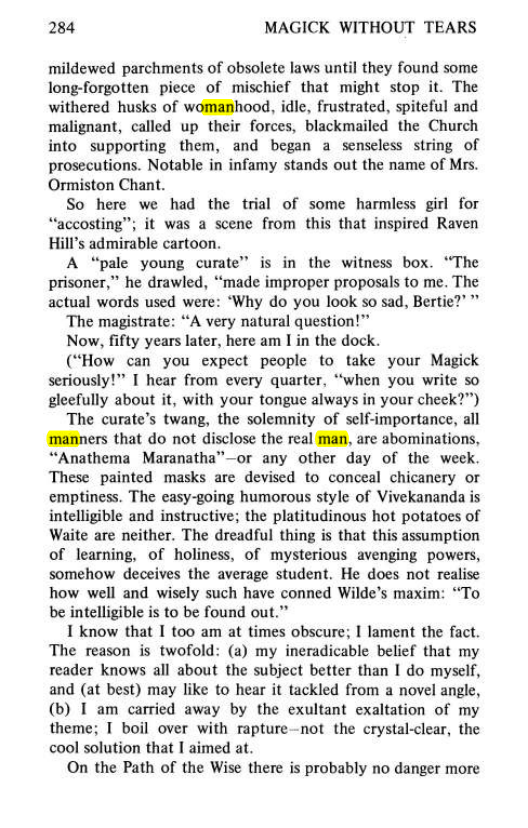Original scan of Magick Without Tears, PDF page 317