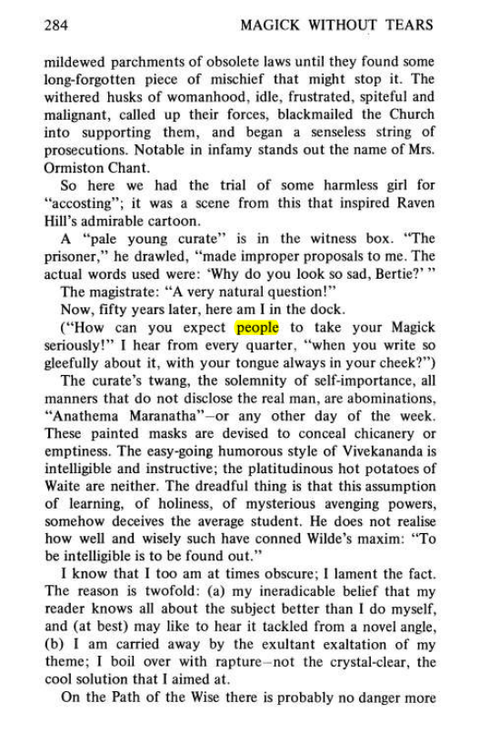 Original scan of Magick Without Tears, PDF page 317