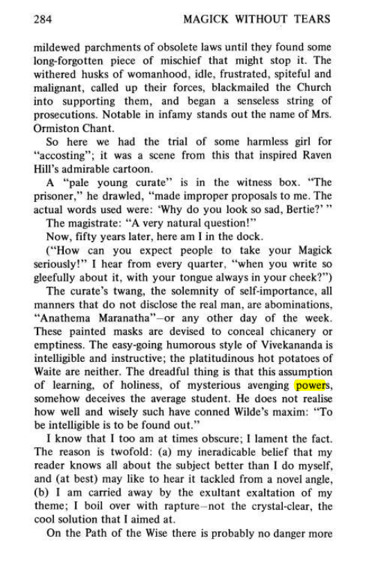 Original scan of Magick Without Tears, PDF page 317
