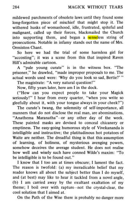 Original scan of Magick Without Tears, PDF page 317