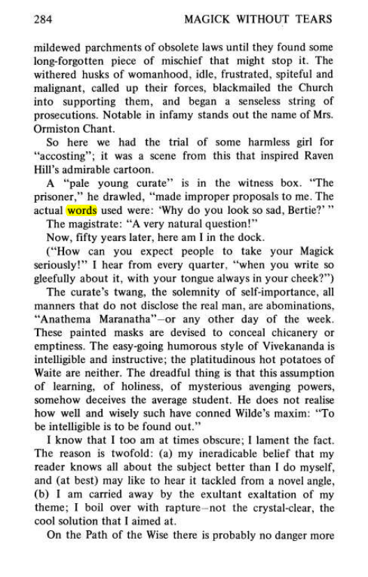 Original scan of Magick Without Tears, PDF page 317