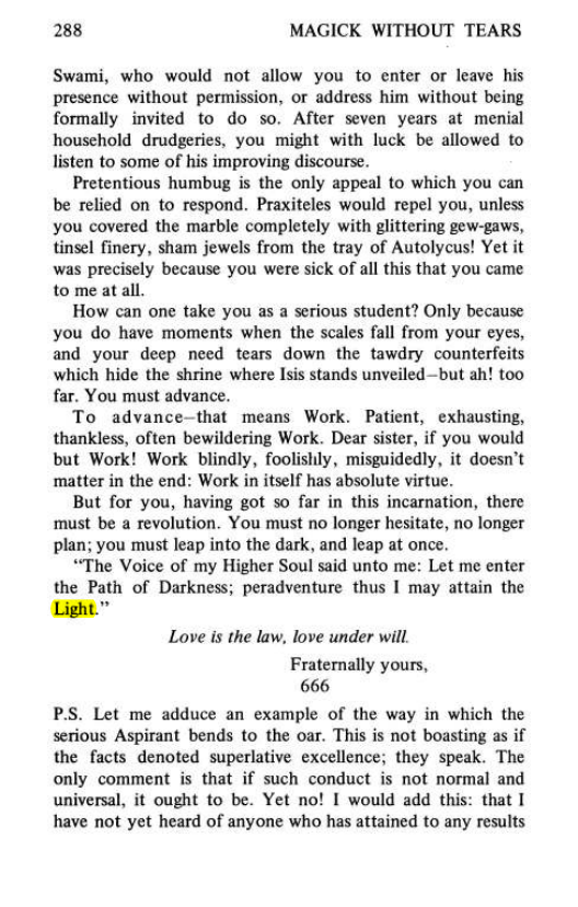 Original scan of Magick Without Tears, PDF page 321