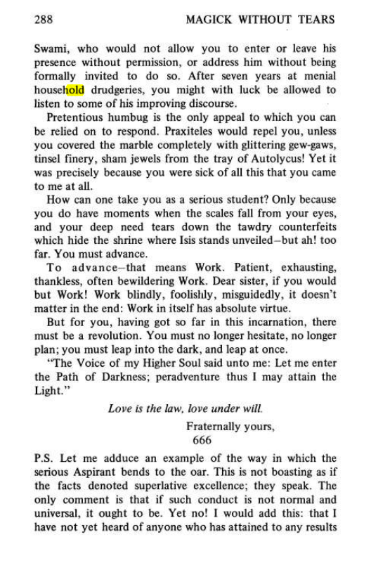 Original scan of Magick Without Tears, PDF page 321