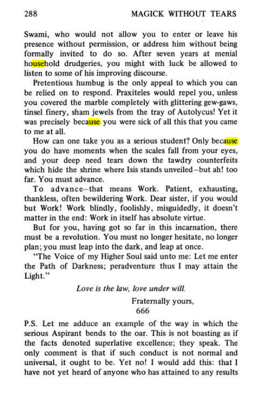 Original scan of Magick Without Tears, PDF page 321