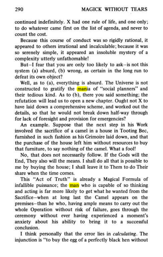 Original scan of Magick Without Tears, PDF page 323