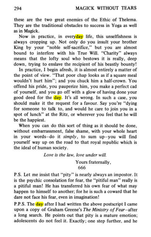 Original scan of Magick Without Tears, PDF page 327