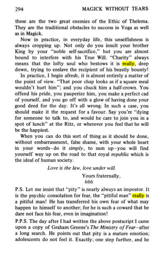 Original scan of Magick Without Tears, PDF page 327