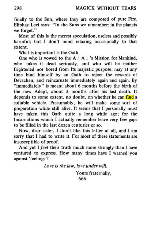 Original scan of Magick Without Tears, PDF page 331