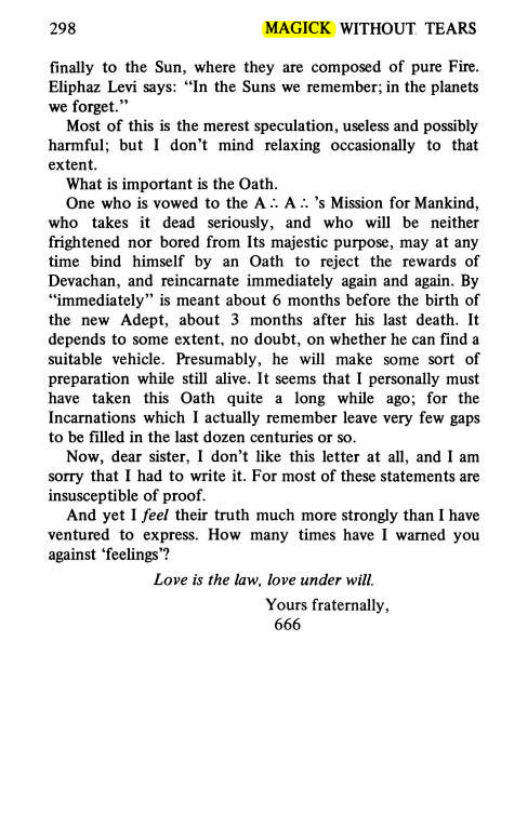 Original scan of Magick Without Tears, PDF page 331