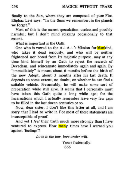 Original scan of Magick Without Tears, PDF page 331