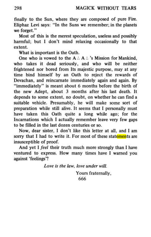 Original scan of Magick Without Tears, PDF page 331