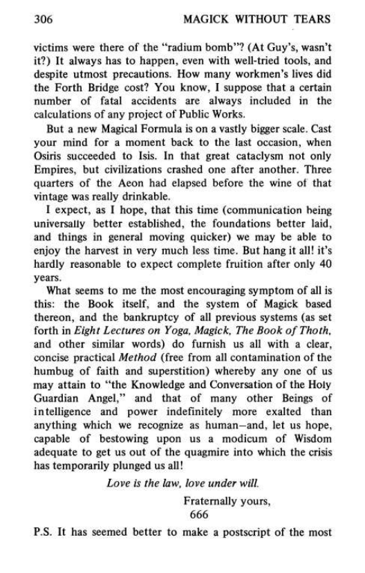 Original scan of Magick Without Tears, PDF page 339