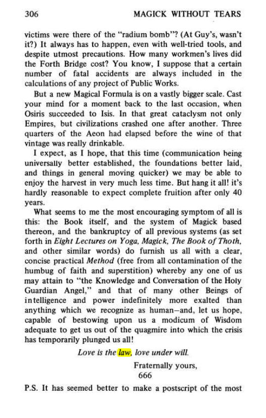 Original scan of Magick Without Tears, PDF page 339