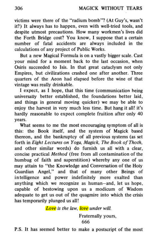 Original scan of Magick Without Tears, PDF page 339