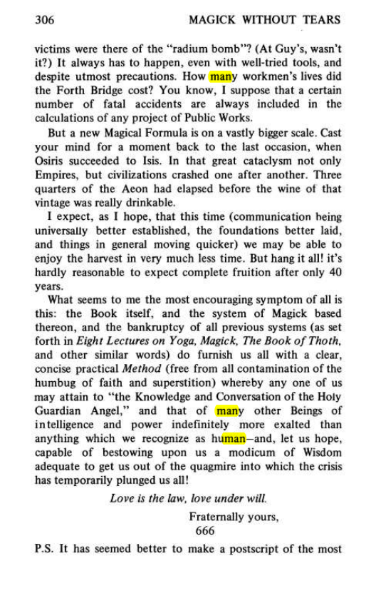 Original scan of Magick Without Tears, PDF page 339