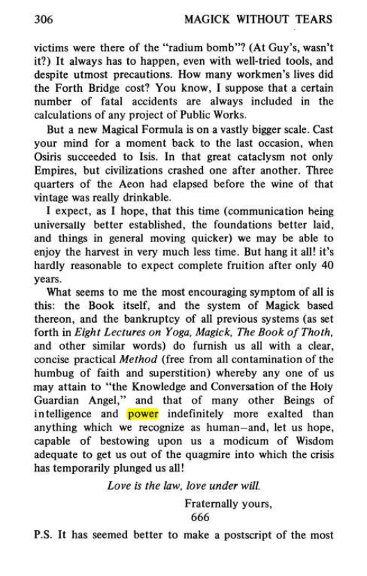 Original scan of Magick Without Tears, PDF page 339