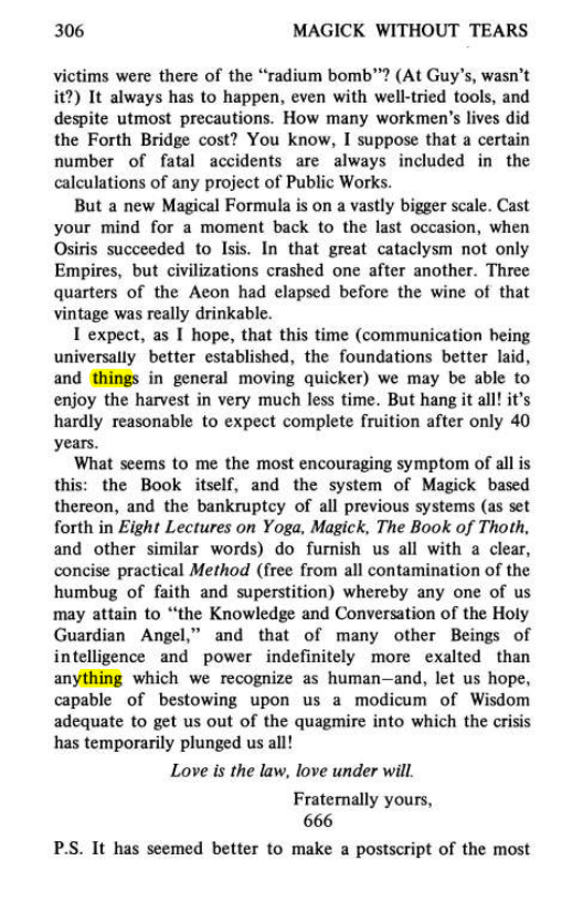 Original scan of Magick Without Tears, PDF page 339