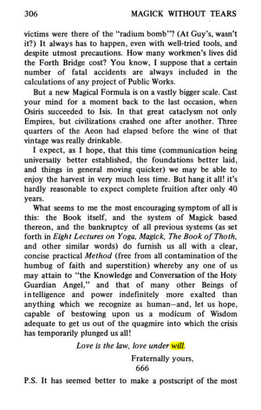 Original scan of Magick Without Tears, PDF page 339