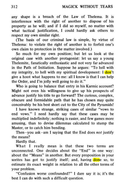 Original scan of Magick Without Tears, PDF page 345