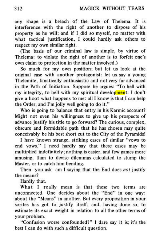 Original scan of Magick Without Tears, PDF page 345