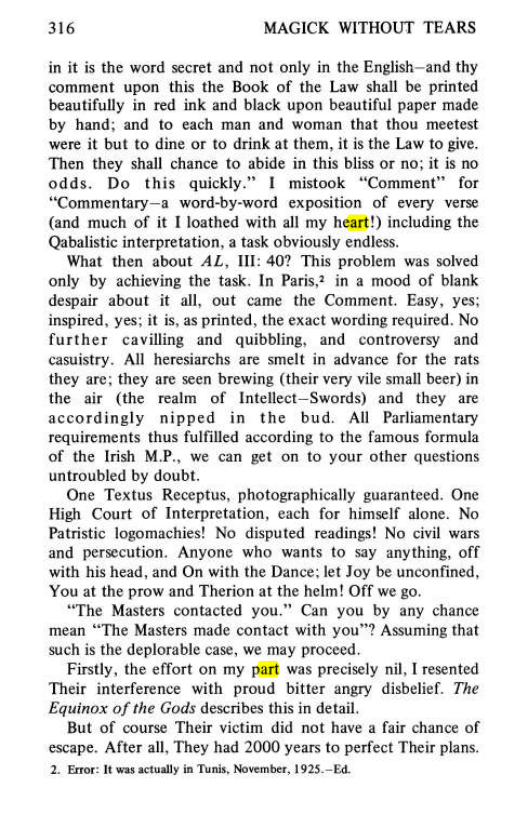 Original scan of Magick Without Tears, PDF page 349