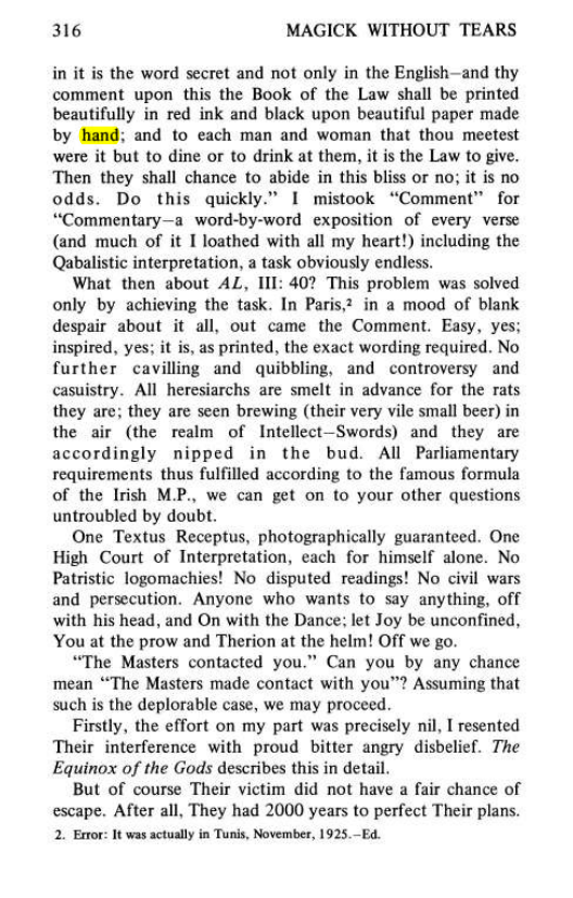 Original scan of Magick Without Tears, PDF page 349