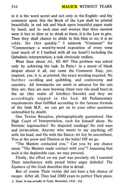 Original scan of Magick Without Tears, PDF page 349