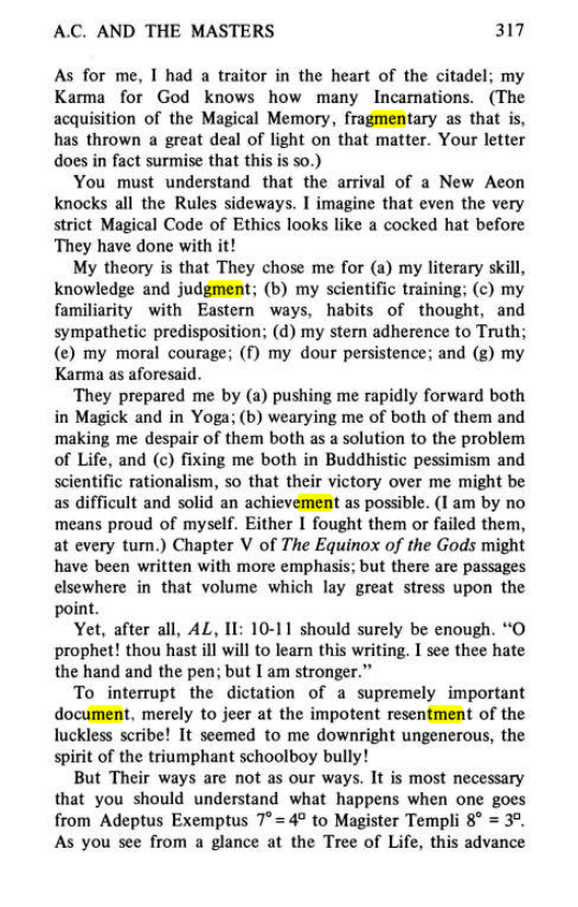 Original scan of Magick Without Tears, PDF page 350