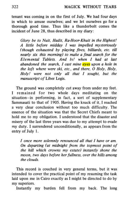 Original scan of Magick Without Tears, PDF page 355