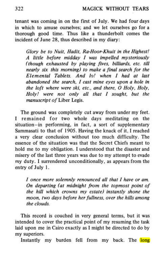 Original scan of Magick Without Tears, PDF page 355