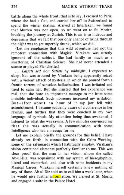 Original scan of Magick Without Tears, PDF page 357