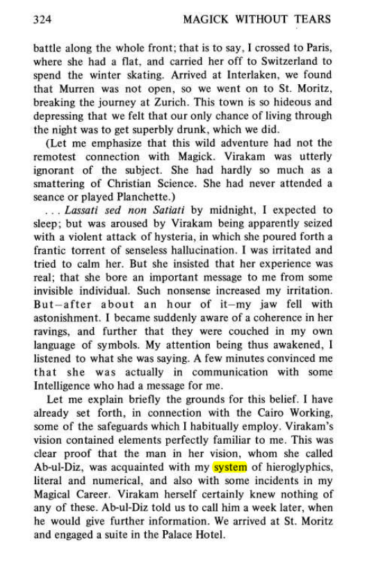 Original scan of Magick Without Tears, PDF page 357