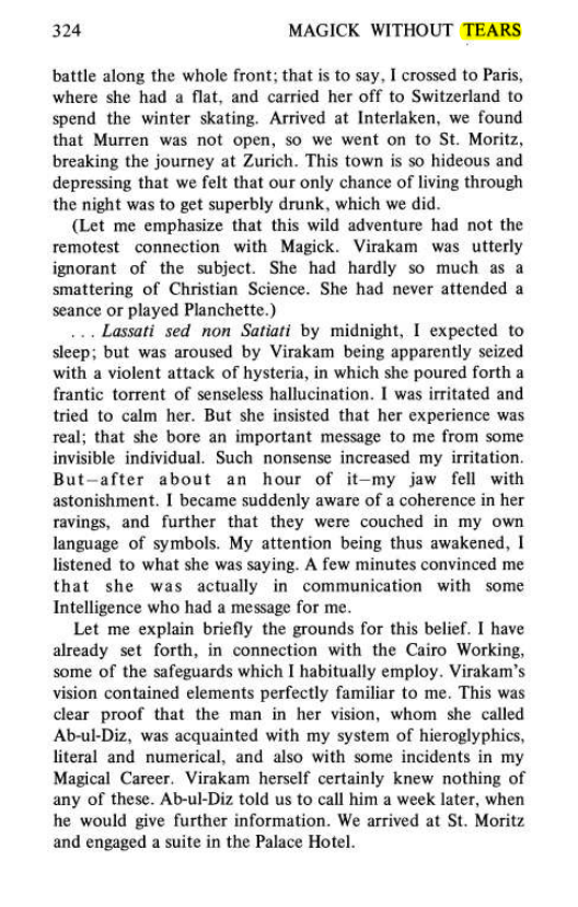 Original scan of Magick Without Tears, PDF page 357