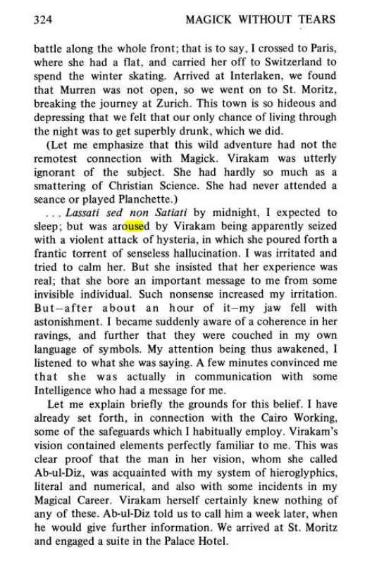 Original scan of Magick Without Tears, PDF page 357