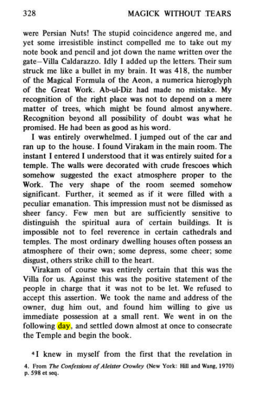 Original scan of Magick Without Tears, PDF page 361